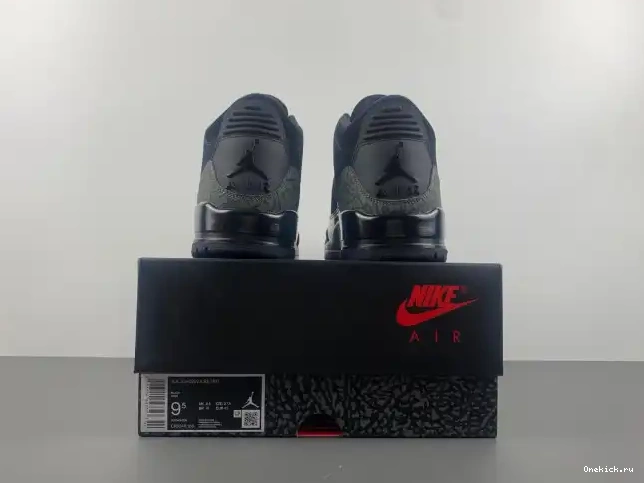 One Kick Air CK9246-168 Cat 3 Jordan Retro Black 0627